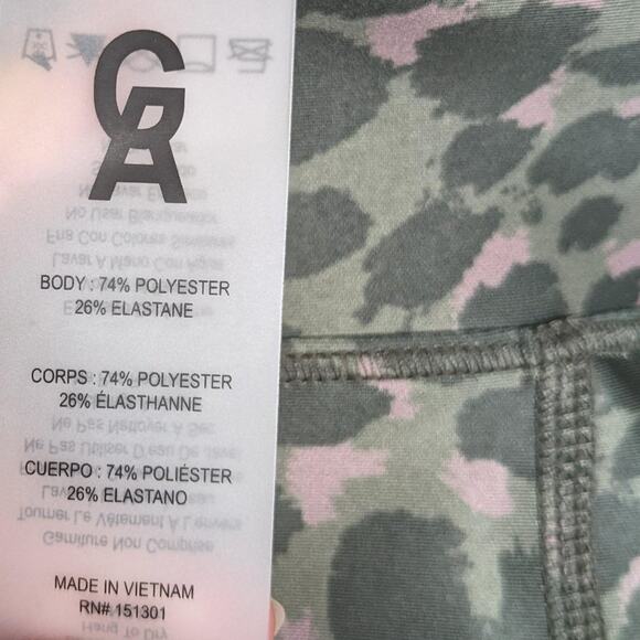 Good American Green Leopard The Ferocious Leggings Size 4XL NWT - Picture 6 of 6